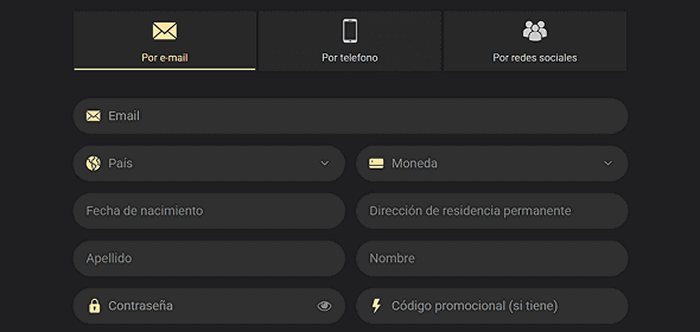 M茅todos de registro en 1xSlots M茅todos de registro en 1xSlots